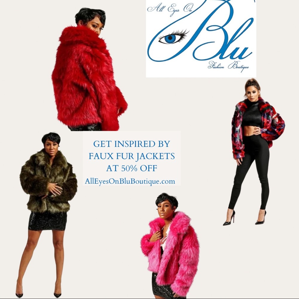 Rehab Faux Fur Jacket (New)